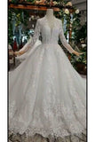 Ball Gown Wedding Dresses One Meter Train Scoop Top Quality P8ZXR9TA