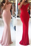 2024 Off The Shoulder Mermaid Prom Dresses Spandex PPLCS9L5