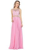 2024 New Arrival Scoop Chiffon With Beading A Line PREZ1NGQ