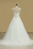 2024 Straps A Line Wedding Dresses With PH6N4S9X