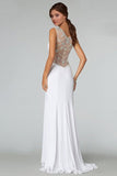 2024 New Arrival Prom Dresses Scoop Neckline Sheath/Column Floor Length Fast P8ZRMDMZ