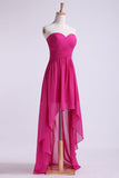 2024 Asymmetrical Prom Dresses Sweetheart PQQ483D3