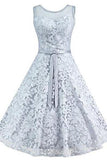 Elegant Floral Lace Cap Sleeve Bridesmaid Prom Dress