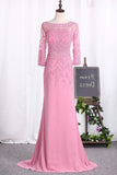 2024 Mermaid Mother Of The Bride Dresses Chiffon Scoop PKZAFKTY