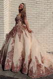 Rosewood Sequins Ball Gown Sweetheart Strapless Quinceanera Dresses with STI20433