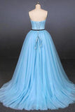 High Low Strapless Tulle Prom Dresses Evening PFHLJ1AF