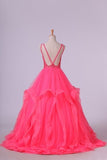 2024 Beautiful Scoop Ball Gown Tulle Floor Length With PYM2CPN6