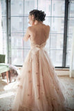 2024 Sweetheart Wedding Dresses A Line Tulle With Ruffles PXS2NDXQ