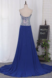 2024 Prom Dresses A Line Sweetheart Chiffon PYA22Q4J