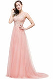 Lace Tulle Sleeveless Evening Dress Ball Gown Wedding Bridesmaid Backless PQZ1XNG6