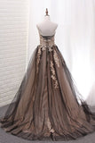 2024 Tulle Prom Dresses A Line Sweetheart With PA4EZ5EM