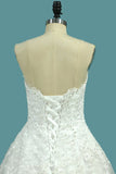 2024 Sweetheart Wedding Dresses A Line Tulle With PCBMXDE7