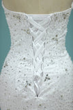 2024 Full Beaded Bodice Wedding Dress Sweetheart With Tulle Skirt P2JS1C3F