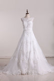 2024 New Style Scoop V Back Sexy Wedding Dress P6K4M3KX