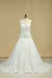 2024 Vintage Wedding Dresses Sweetheart A Line Tulle With Applique P89G8TA3