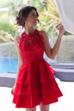 2024 Homecoming Dresses A Line Scoop Organza & P53Q96EY