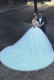 2024 Hot Wedding Dresses Sweetheart Ball Gown Tulle With PSXD9823