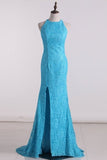 2024 Prom Dresses Scoop Open Back Sheath P6R6M3HM