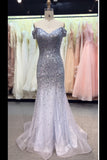 Prom Dress Off The Shoulder Sweep Train Mermaid PEQ93EPG