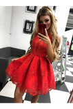 Lace Homecoming Dress A Line Short STIP6PKL7PR