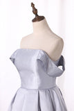 2024 A Line Off The Shoulder Taffeta Cocktail PFKA76XZ