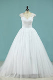 2024 Straps Wedding Dresses Ball Gown Tulle PP89DTPD