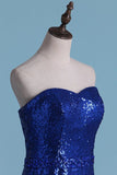 2024 Prom Dresses Mermaid Sweetheart Sequins With PRHJ2CHR