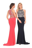 2024 Spandex Scoop With Beading Prom Dresses P5KBHHL8