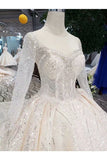 Ball Gown Wedding Dresses Scoop Top Quality Tulle Beading PRSR9PC7