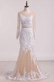 2024 Tulle Wedding Dresses Bateau With PDFKYXD9