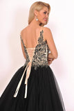 2024 New Arrival Quinceanera Dresses V Neck Tulle PY7X6JT4