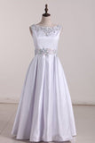 2024 New Arrival Scoop With Beading Satin Flower PS52EM8P