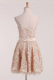 2024 New Arrival Sweetheart Homecoming Dresses A Line Lace PCHC2262