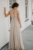 Gorgeous V Neck Long Prom Dress PQB78N72