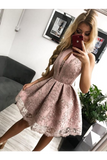 Lace Homecoming Dress A Line Short STIP6PKL7PR