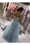 Sweatheart Embroidered Beads Tulle Ball Gown Prom STIPZBYPQH8