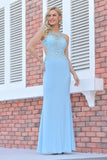 2024 Prom Dresses Scoop Beaded Bodice Spandex PD4H1PB2