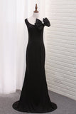 2024 Straps Sheath Evening Dresses With PJE2BM4K