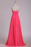 2024 Prom Dresses Sheath/Column Sweetheart Asymmetrical With PRAD4HRP