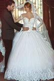 2024 Hot Wedding Dresses Sweetheart Ball Gown Tulle With PSXD9823