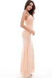 2024 Halter Mermaid Chiffon With Ruffles And Beads PCCDQK9Q