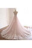 Tulle Iovry Appliques SweetHeart Neckline Cathedral Train Wedding STIPLXGGTP3