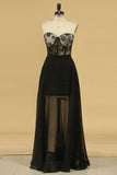 2024 New Arrival Sweetheart Chiffon With Beading A Line P8PBH2LA