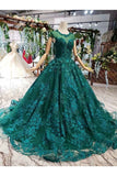 Ball Gown Wedding Dresses Scoop Aline Top Quality Appliques Tulle Beading PTP9HXHM