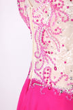 2024 V Neck Beaded Bodice Floor Length Prom PS1S9PCH