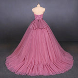 Strapless Ball Gowns Prom Dresses Simple Quinceanera Dresses For Teens