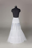 Women Nylon/Tulle Netting Floor Length 2 Tiers Petticoats