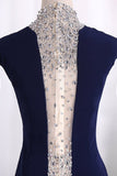 2024 High Neck Spandex With Beading Mermaid P9DA6JHA