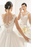 2024 New Arrival Wedding Dresses A Line Scoop Tulle With PE5LX4NM