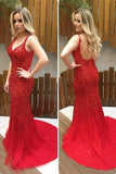 2024 Prom Dresses Straps Tulle With Beads P18KZ1QY